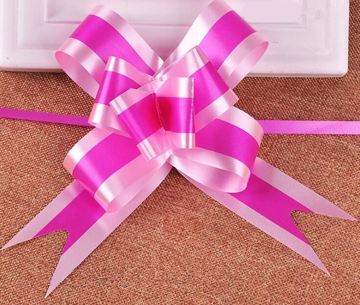 Party Decoration 20pcs Pull Flower Wedding Decoration Snow Gauze Ribbon Bow Hand Pull Flower Ribbon Holiday Gift Decoration Packaging ZZ