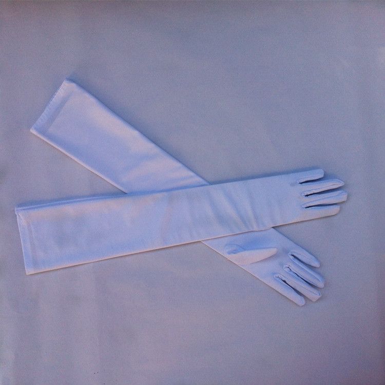 Bridal Glove 6 Color Women Evening Party Long Wedding Satin Bridal Gloves ZZ