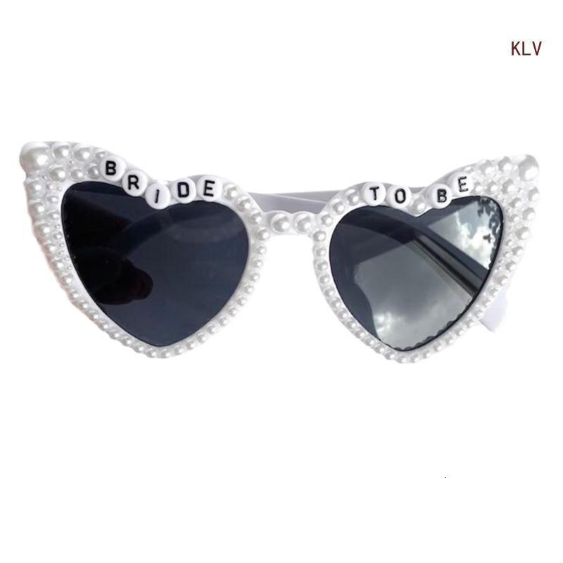 Fashion Sunglasses Frames Heart shape Bride To Be Gift Bachelorette Party Engagement Decors Bridesmaids Group 230831
