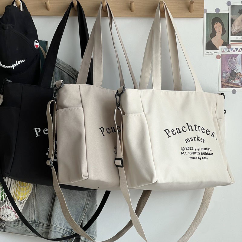 Evening Bags Hylhexyr Woman Polyester Fibre Crossbody Bag Canvas Handbag Shoulder Tote With Removable Adjustable Strap 230831