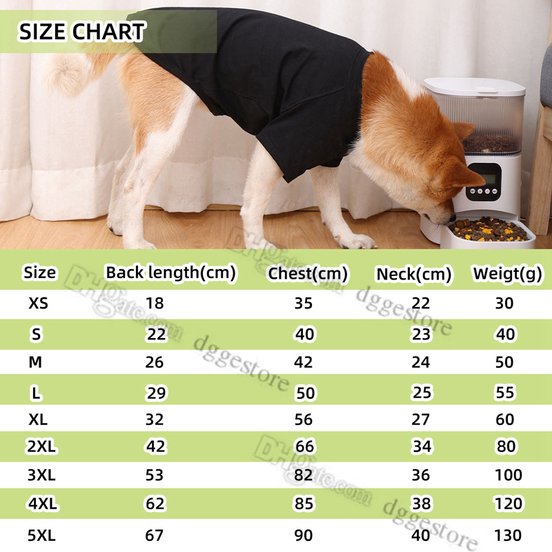 Dog Shirts Blank T-Shirt Soft for Small Medium Large Dogs Puppy Clothes Breathable Cotton Cat Basic Shirt Kitten Apparel Adorable Cozy Casual Fashion 