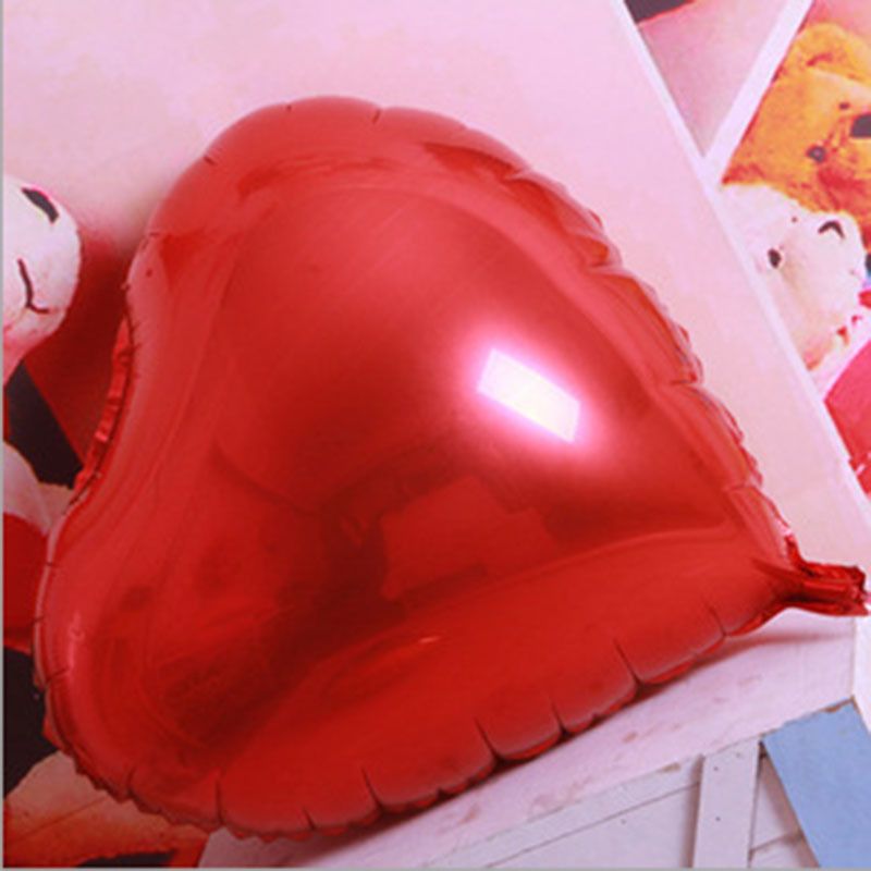 Foil Balloons Love Heart Shape Balloon Propose Balloon Wedding Valentine's Day Decorative Balloon Random Colour ZZ