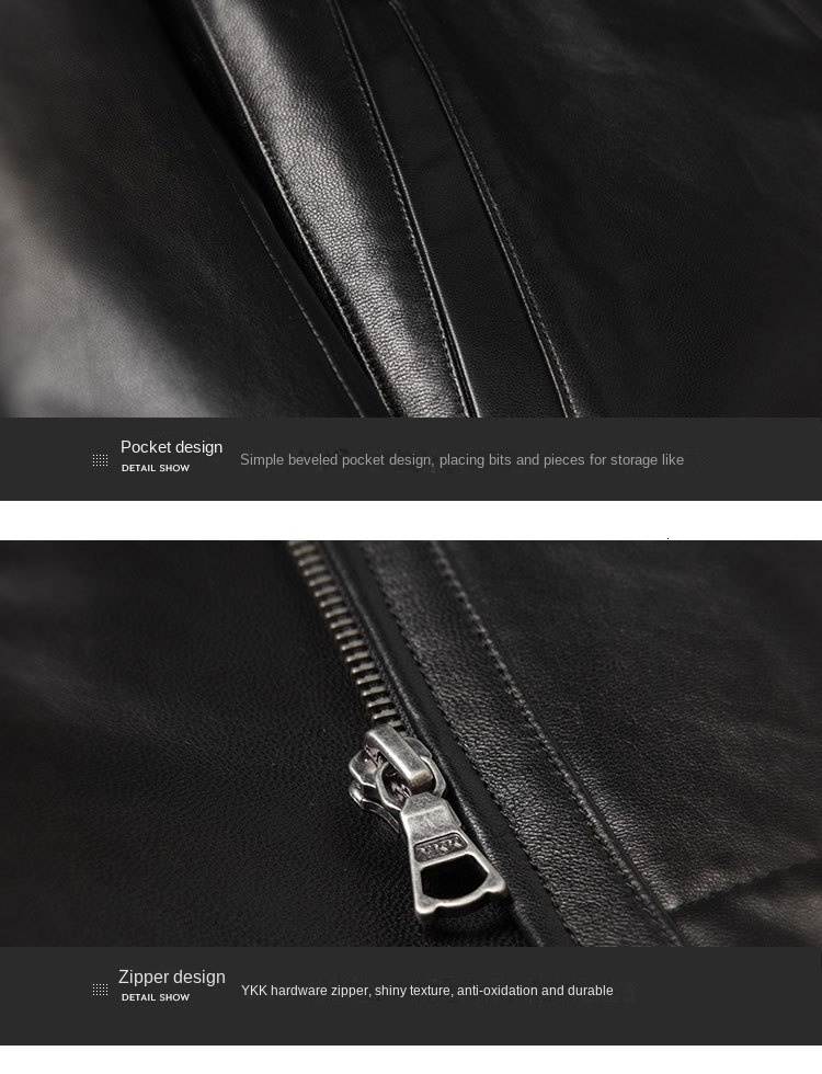 Men's Leather Faux Natural Genuine Clothes Sheepskin Jacket MidLength Anorak Coat Fur Spring and Autumn 230831Z