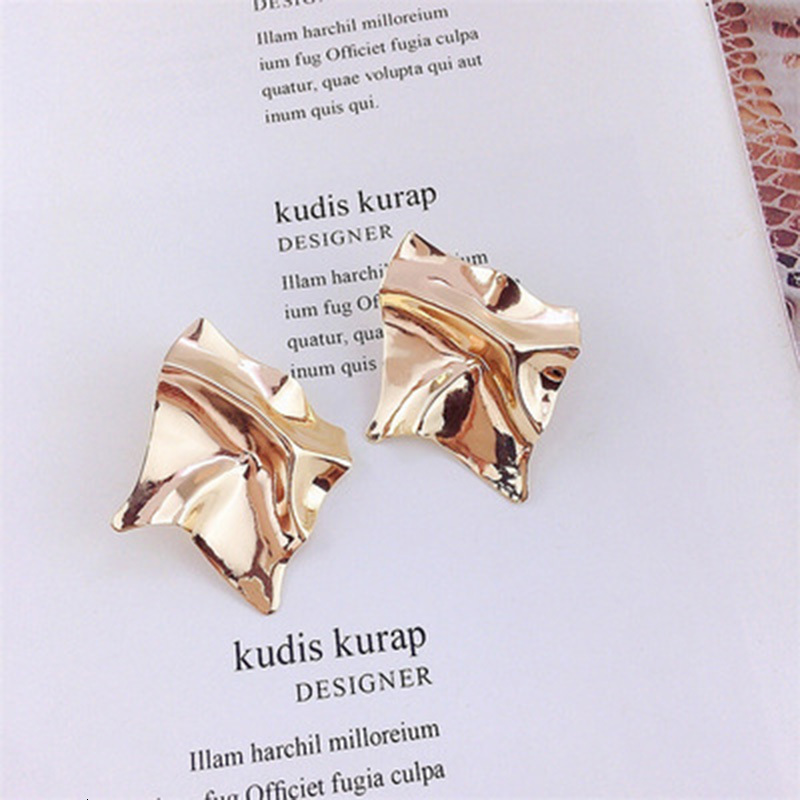 Ear Cuff Gold Color Clip Earrings for Women Geometric Non Pierced Statement Fashion Party Jewelry Gift 230830