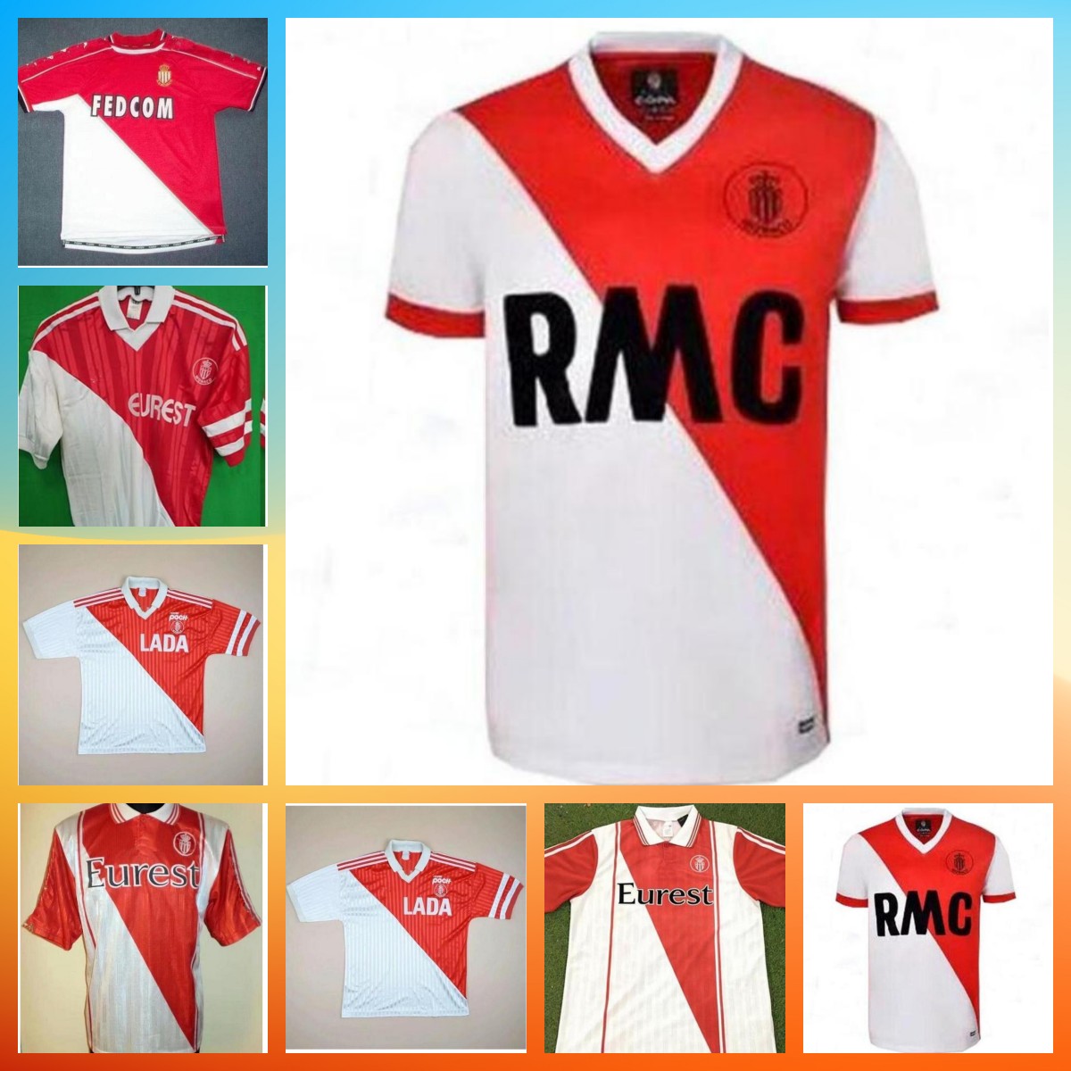 82 90 91 92 Retro Soccer Jerseys Monaco Tuybens 1999-2000 Home Dalger Vintage 96-97 AS BEN YEDDER JOVETIC GOLOVIN top thai quality, 01
82 90 91 92 Retro Soccer Jerseys Monaco Tuybens 1999-2000 Home Dalger Vintage 96-97 AS BEN YEDDER JOVETIC GOLOVIN top thai quality, 01