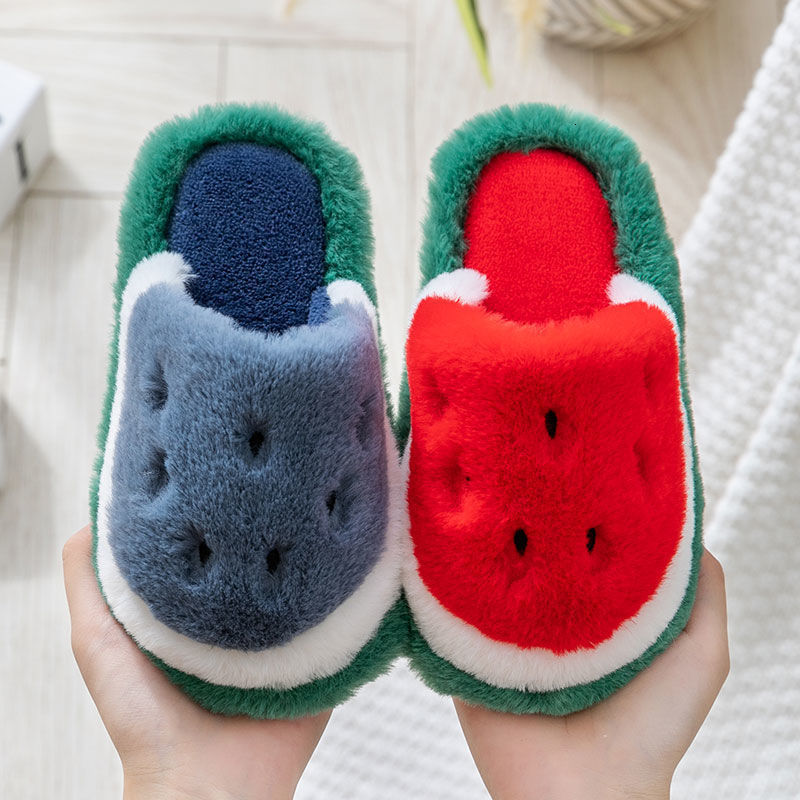 Slipper Children's Cotton Slippers For Girls Boys Non-Slip Winter Velvet Warm Kids Indoor Shoes Toddler Baby Soft Plush Slippers 230301