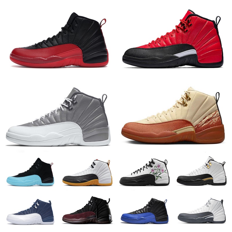 Men Retro 12 A Ma Maniere Basketball Shoes Jumpman 12s OVO White Black Taxi Hyper Royal Eastside Golf Playoff Stealth Grind French Blue Floral Michigan Twist Sneakers