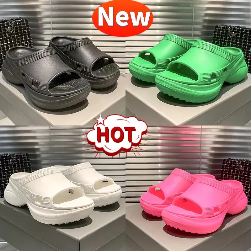2023 pool crocss Slide sandals Designer women slippers Paris Rubber platform slides shoes black bright pink white sneakers luxury women slipper summer beach Sandal, # 1
2023 pool crocss Slide sandals Designer women slippers Paris Rubber platform slides shoes black bright pink white sneakers luxury women slipper summer beach Sandal, # 1