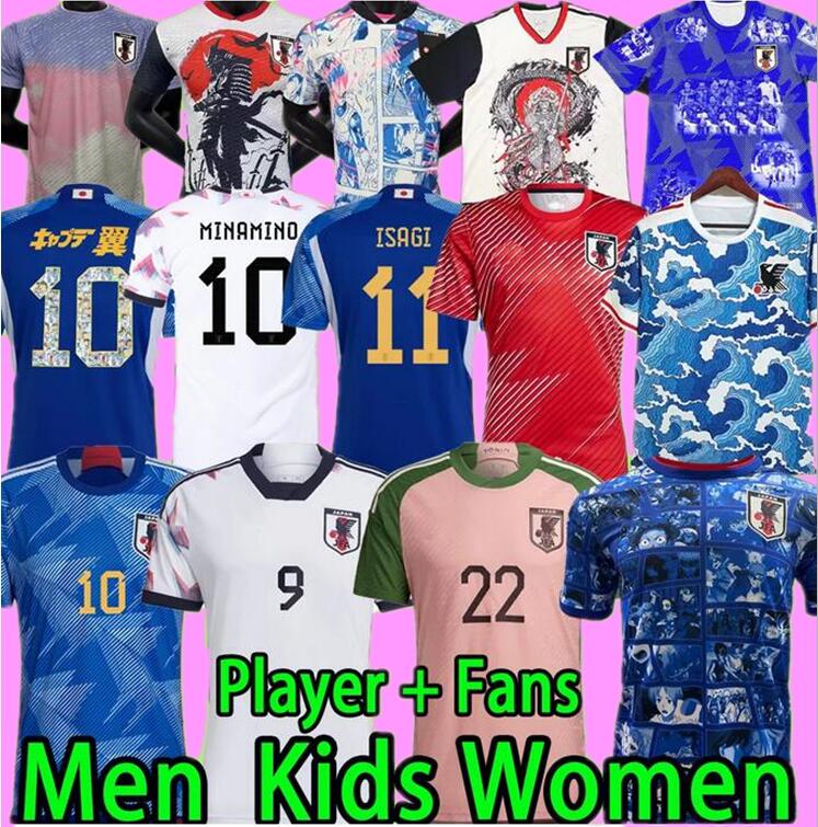 Player Fans version 2022 2023 Japan Soccer Jerseys ATOM TSUBASA KUBO MINAMIHO SHIBASAKI KAMADAK TOMIYASU MITOMA ITO 22 23 football men and kids shirts
Player Fans version 2022 2023 Japan Soccer Jerseys ATOM TSUBASA KUBO MINAMIHO SHIBASAKI KAMADAK TOMIYASU MITOMA ITO 22 23 football men and kids shirts