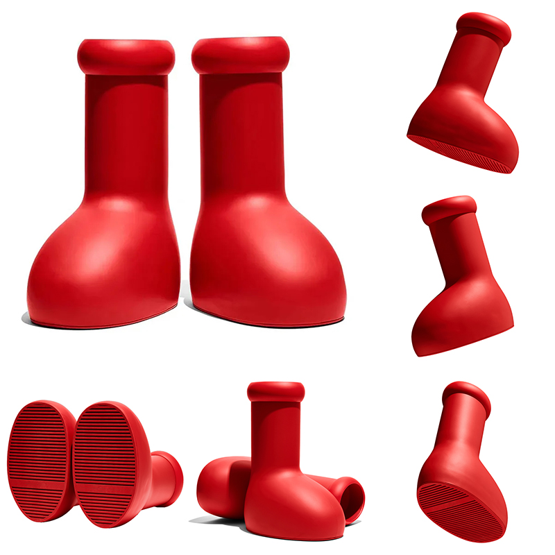 With Box Designer Big Red Boot For Men Women Shoes Solid Round Toe Flat EVA Rubber Rain Boots Casual Outdoor Sneakers
With Box Designer Big Red Boot For Men Women Shoes Solid Round Toe Flat EVA Rubber Rain Boots Casual Outdoor Sneakers