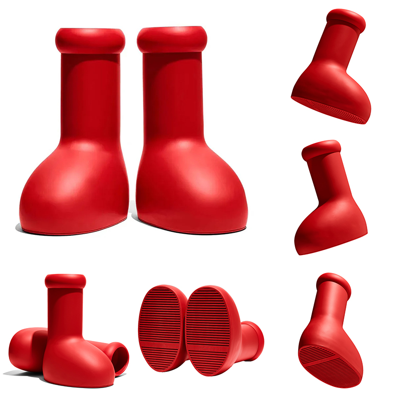 With Box Designer Big Red Boot For Men Women Shoes Solid Round Toe Flat EVA Rubber Rain Boots Fashion Outdoor Sneakers
With Box Designer Big Red Boot For Men Women Shoes Solid Round Toe Flat EVA Rubber Rain Boots Fashion Outdoor Sneakers