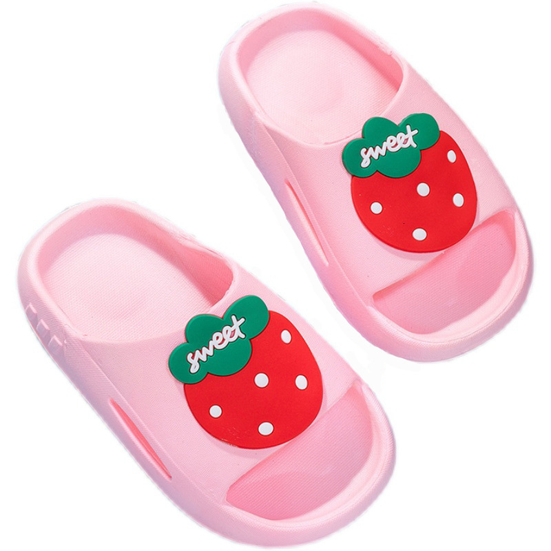 Slipper Cartoon Kids Cute Slippers For Girls Bathroom Non-Slip House Slippers Summer Home Shoes Boy PVC Soft Sole Children Slippers Baby 230301