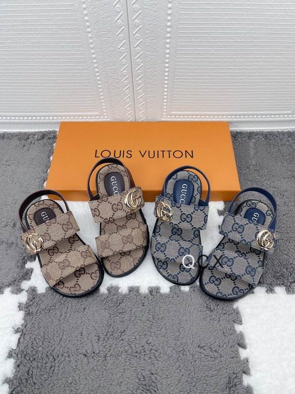 6color ARM GG DR 2023 Baby shoes black platform sandals kids designer shoes summer boys girls neutral children Size 26-35