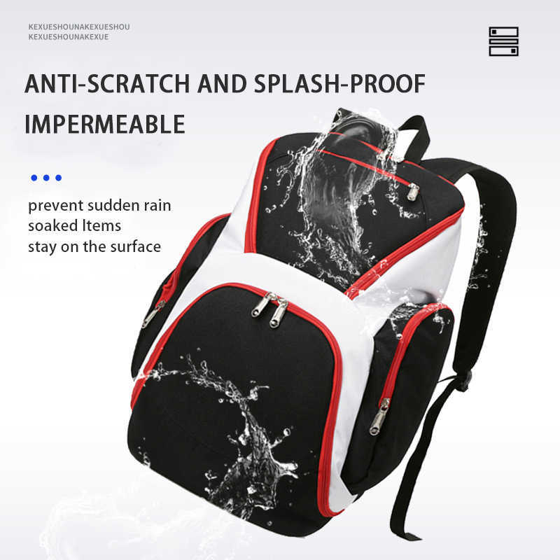 Backpack Personalized Basketball Backpack Men's Sports Gym Bag Youth Football Bag Large Capacity Backpack Custom Printed PatternJ230301