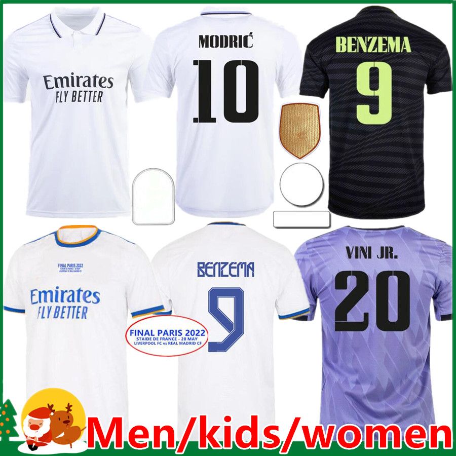 BENZEMA soccer jerseys 22 23 football shirt VINI JR TCHOUAMENI CAMAVINGA ALABA ASENSIO MODRIC RODRYGO Fourth 2022 2023 REAL MADRIDS Men women kids kit uniforms1501, Old 20/21 home
BENZEMA soccer jerseys 22 23 football shirt VINI JR TCHOUAMENI CAMAVINGA ALABA ASENSIO MODRIC RODRYGO Fourth 2022 2023 REAL MADRIDS Men women kids kit uniforms1501, Old 20/21 home