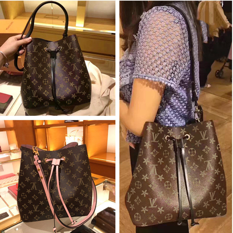 Top Quality Shoulder Bags Women Leather Brand Letter NEONOE Handbags Luxyurys Designers Messenger Bag Purse Ladies Bucket Crossbody Tote Wallet 5 color M44020, Black
Top Quality Shoulder Bags Women Leather Brand Letter NEONOE Handbags Luxyurys Designers Messenger Bag Purse Ladies Bucket Crossbody Tote Wallet 5 color M44020, Black