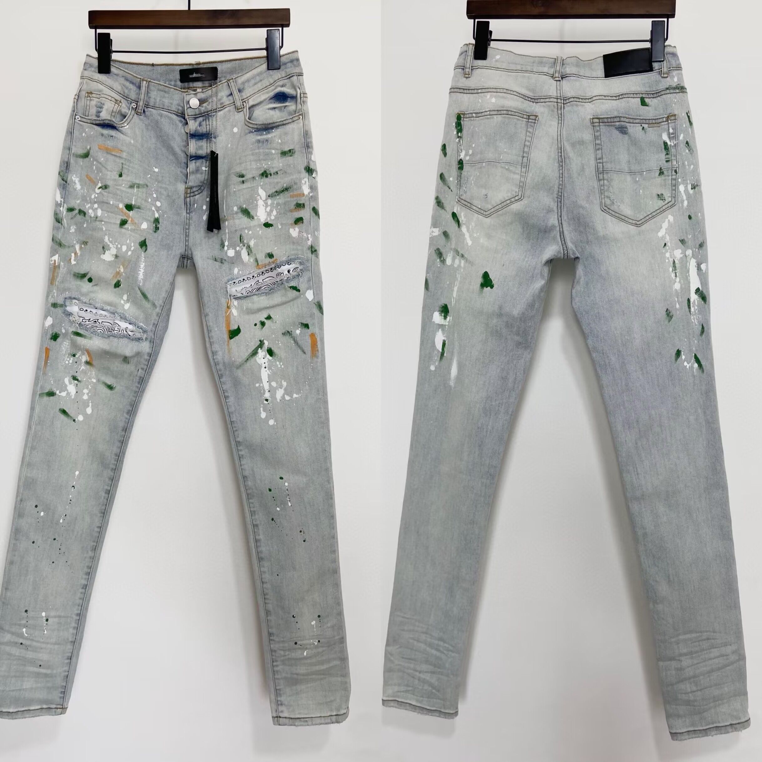 Mens Jeans Hip Hop Style Luxury Designer Denim Pant Distressed paint print design men jean straight leg jeans pants for man
Mens Jeans Hip Hop Style Luxury Designer Denim Pant Distressed paint print design men jean straight leg jeans pants for man
