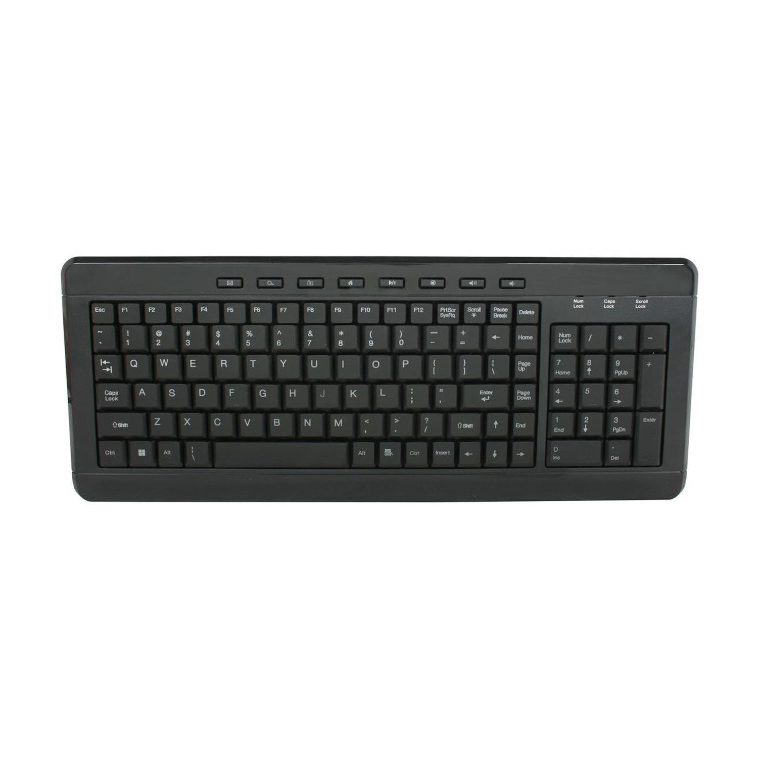 A4tech USB Wired Slim Keyboard with Blue LED, Black
A4tech USB Wired Slim Keyboard with Blue LED, Black