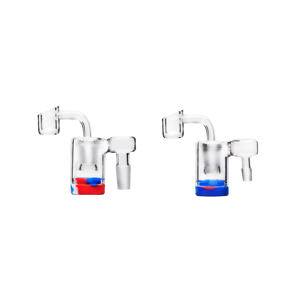 10mm 14mm 90 Degree pipe Oil Glass Ash Catcher Reclaim Catcher with Silicone Container and Quartz Banger
10mm 14mm 90 Degree pipe Oil Glass Ash Catcher Reclaim Catcher with Silicone Container and Quartz Banger