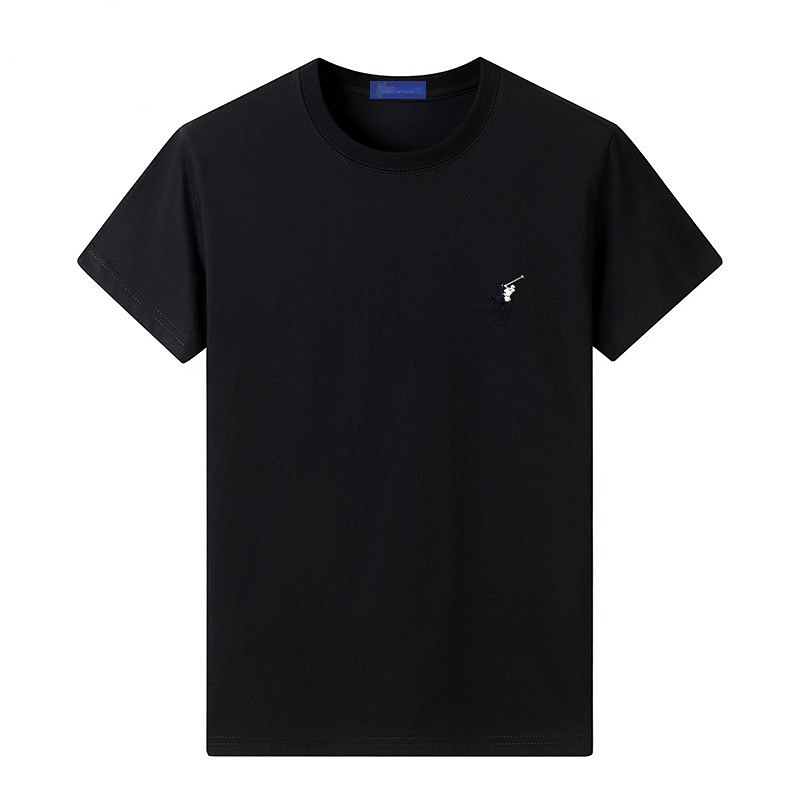 Summer Men's Short-Sleeved Cotton T-shirt Youth Solid Color Half Sleeve Men's Fashion Men's Brand Shirt Trendy Ralpha
Summer Men's Short-Sleeved Cotton T-shirt Youth Solid Color Half Sleeve Men's Fashion Men's Brand Shirt Trendy Ralpha