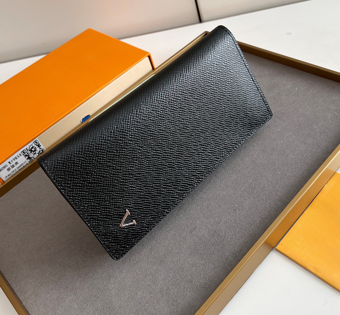 Fashion designer wallets luxury Brazza purse mens womens leather clutch bags Highs quality monograms coin purses long slim card holders original box dust bag #665