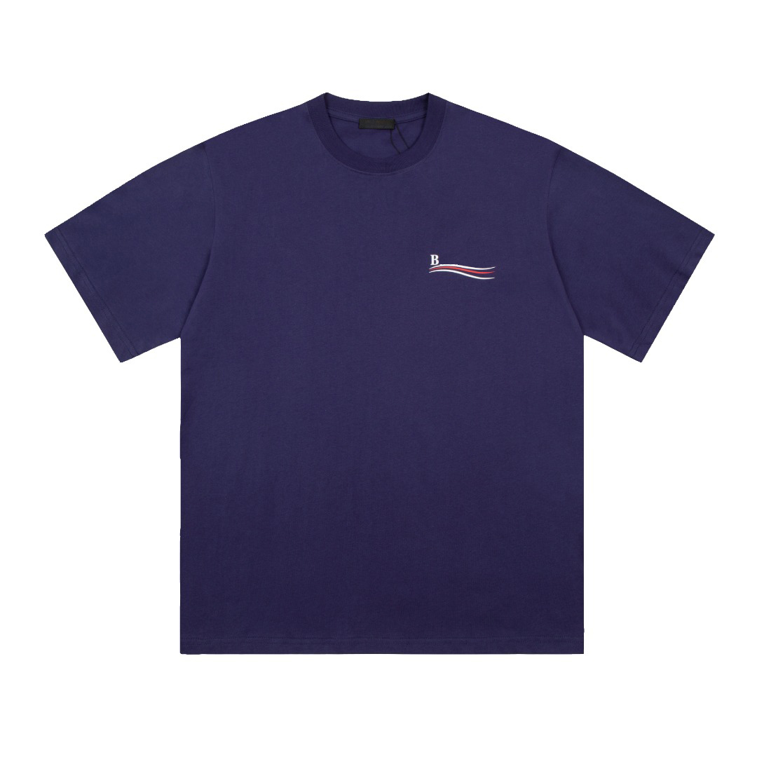 Men's Plus Tees & Polos Round neck embroidered and printed polar style summer wear with street pure cotton ld4e