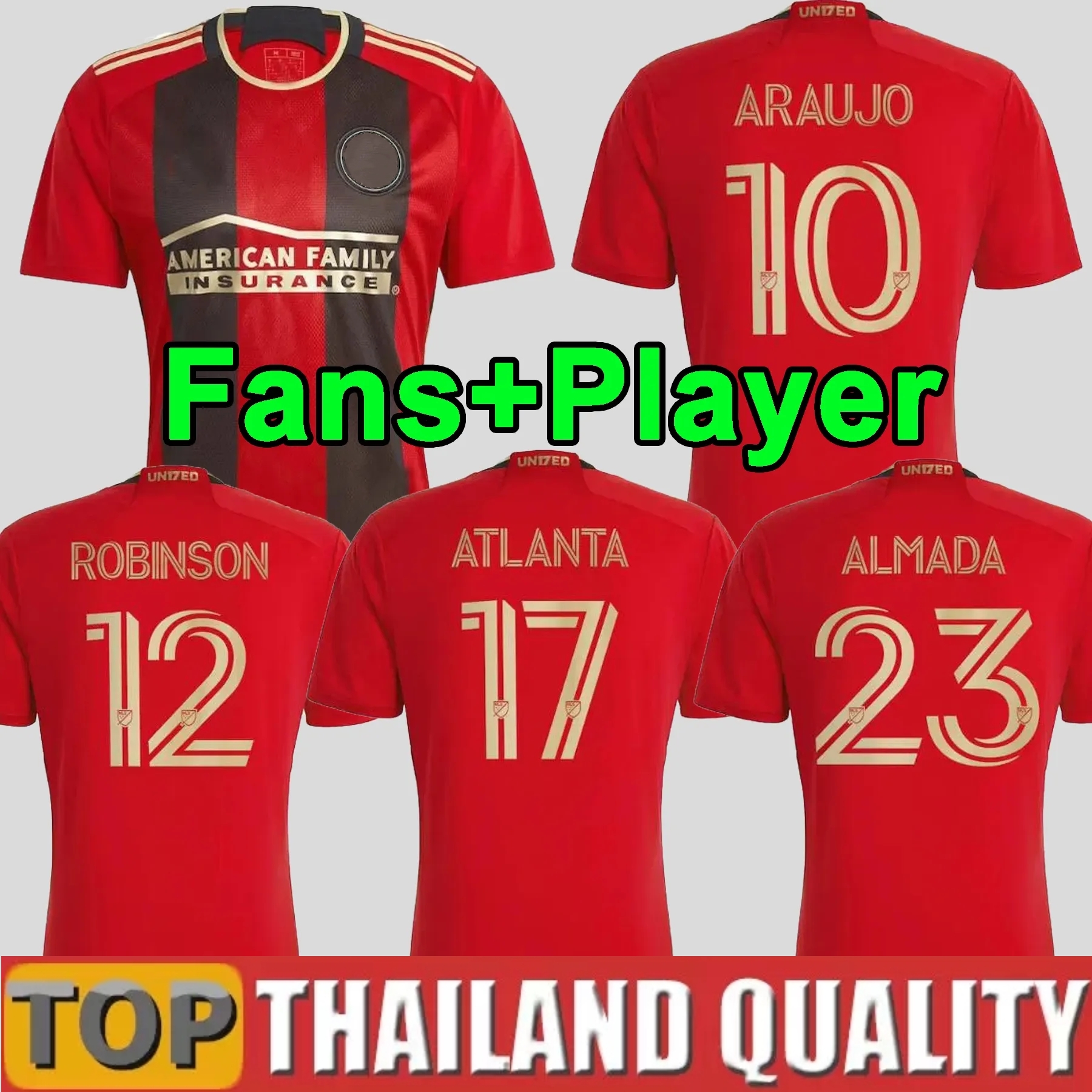 2023 2024 MLS Atlanta United FC Soccer Jerseys 22 23 24 Home Maillots MARTINEZ BARCO ROBINSON ARAUJO ALMADA ATLANTA Football shirt fans player Maillots de foot Home, 22 23 away kids
2023 2024 MLS Atlanta United FC Soccer Jerseys 22 23 24 Home Maillots MARTINEZ BARCO ROBINSON ARAUJO ALMADA ATLANTA Football shirt fans player Maillots de foot Home, 22 23 away kids