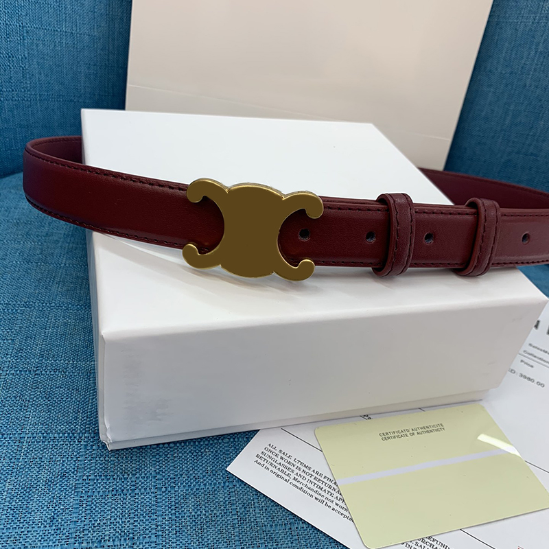 Womens Luxury Designer Belt Fashion Mens Genuine Leather Belts Classic Big Letter C Smooth Buckle Ceinture Waistband 2.5cm Width 2303011BF
