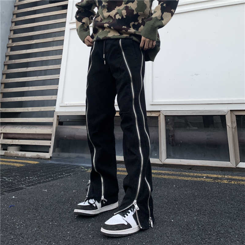 Men's Jeans Zipper Hip Hop Cargo Pants Y2k Jeans Woman Man Baggy Streetwear Casual Black Stacked Men Free Shipping Slim Flare White Men's 2K
Men's Jeans Zipper Hip Hop Cargo Pants Y2k Jeans Woman Man Baggy Streetwear Casual Black Stacked Men Free Shipping Slim Flare White Men's 2K