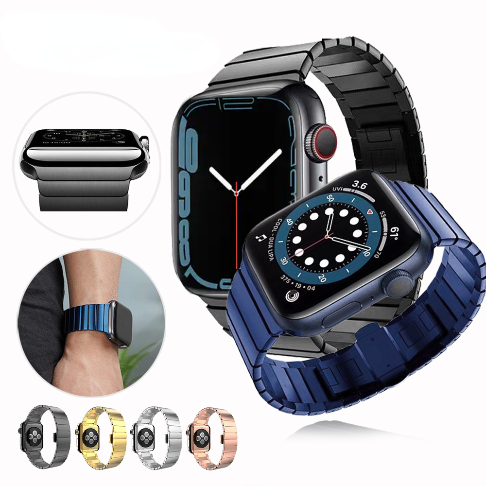 Stainless Steel Strap for iWatch Band 49mm 45mm 44mm 42mm 38mm 40mm 41mm Butterfly Button Metal Bracelet for Iwatch Series 7 6 5 4 3
Stainless Steel Strap for iWatch Band 49mm 45mm 44mm 42mm 38mm 40mm 41mm Butterfly Button Metal Bracelet for Iwatch Series 7 6 5 4 3