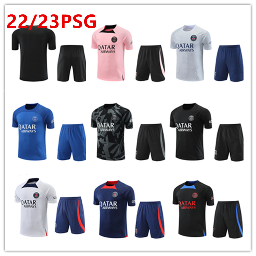 2022 23 PSGs soccer Jersey Tracksuits Sportswear men training suit Short sleeved suit Football tracksuit kit 22/23 Paris uniform chandal sweatshirt Sweater set
2022 23 PSGs soccer Jersey Tracksuits Sportswear men training suit Short sleeved suit Football tracksuit kit 22/23 Paris uniform chandal sweatshirt Sweater set