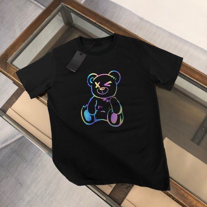 

Luxe Designer T Shirt Teddy Bear T Shirt Mens For Womens Men Shirts Woman Clothing Cotton Letter Casual Summer Short Sleeve Man White Fashion anime oversize, Empty bag(not sell separately)
