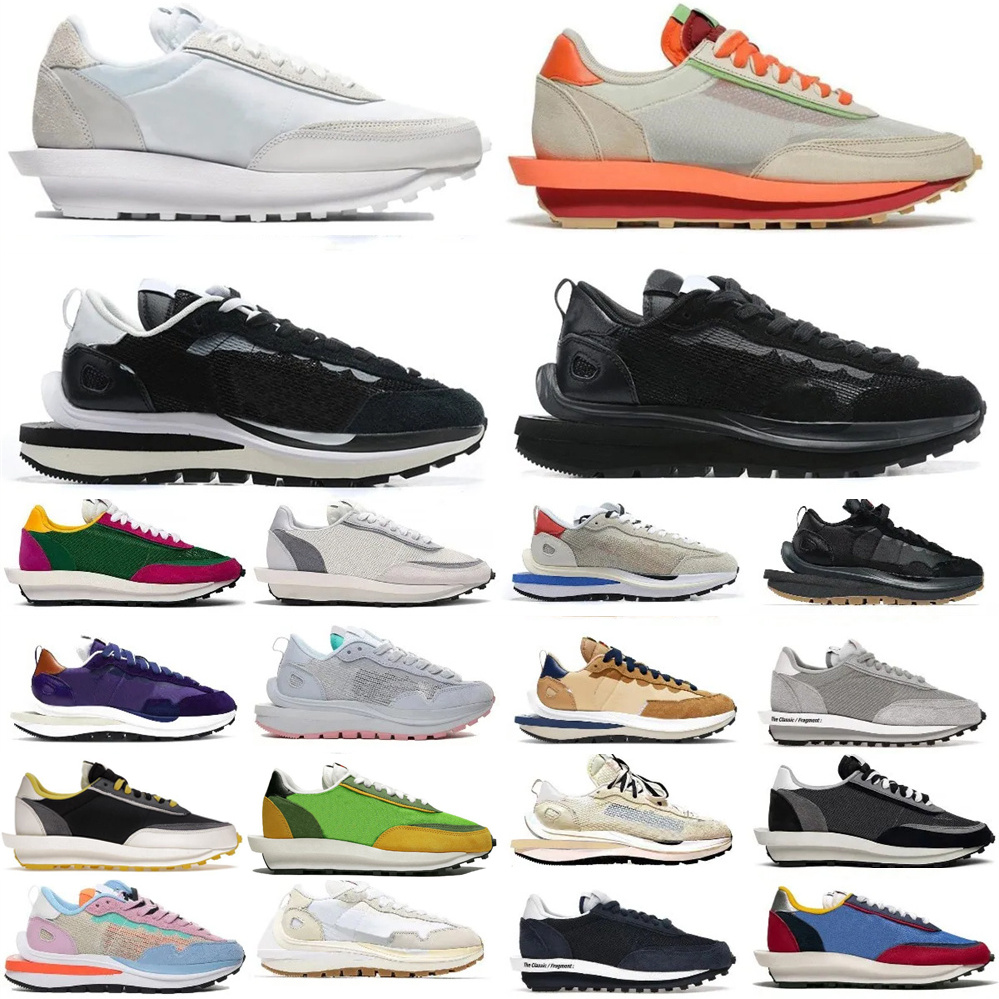 mens casual Shoes sail triple white black Vapour waffle xsacai 2.0 Nylon Orange Blaze Fragment women men Blue designer Sneakers smoke grey Gum Void Game Royal