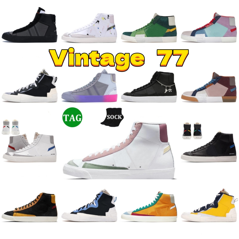 B1azer Mid 77 Vintage JumbO Casual Shoes Mens Women Blazers OGs Multi White Red Indigo Pine Green Summit Arctic Punch Sail Gum Trainers Designer Platform Sneakers, 24
B1azer Mid 77 Vintage JumbO Casual Shoes Mens Women Blazers OGs Multi White Red Indigo Pine Green Summit Arctic Punch Sail Gum Trainers Designer Platform Sneakers, 24