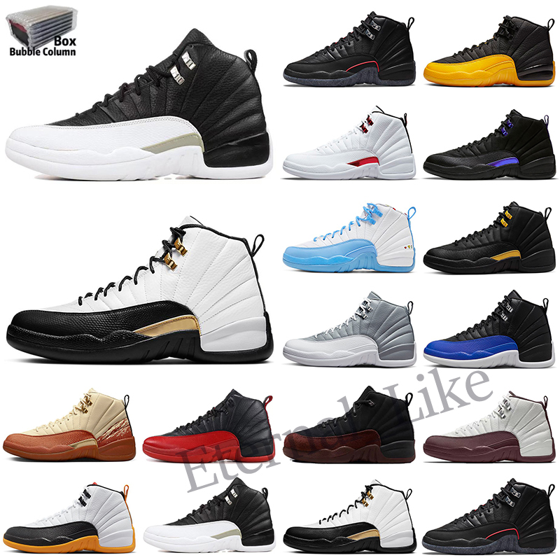 Basketball Shoes 12s Jump man 12 men women Dark Concord Flu Game University Gold Indigo Playoff Taxi Black mens sports trainer sneakers Size 7-13, Color 2
Basketball Shoes 12s Jump man 12 men women Dark Concord Flu Game University Gold Indigo Playoff Taxi Black mens sports trainer sneakers Size 7-13, Color 2