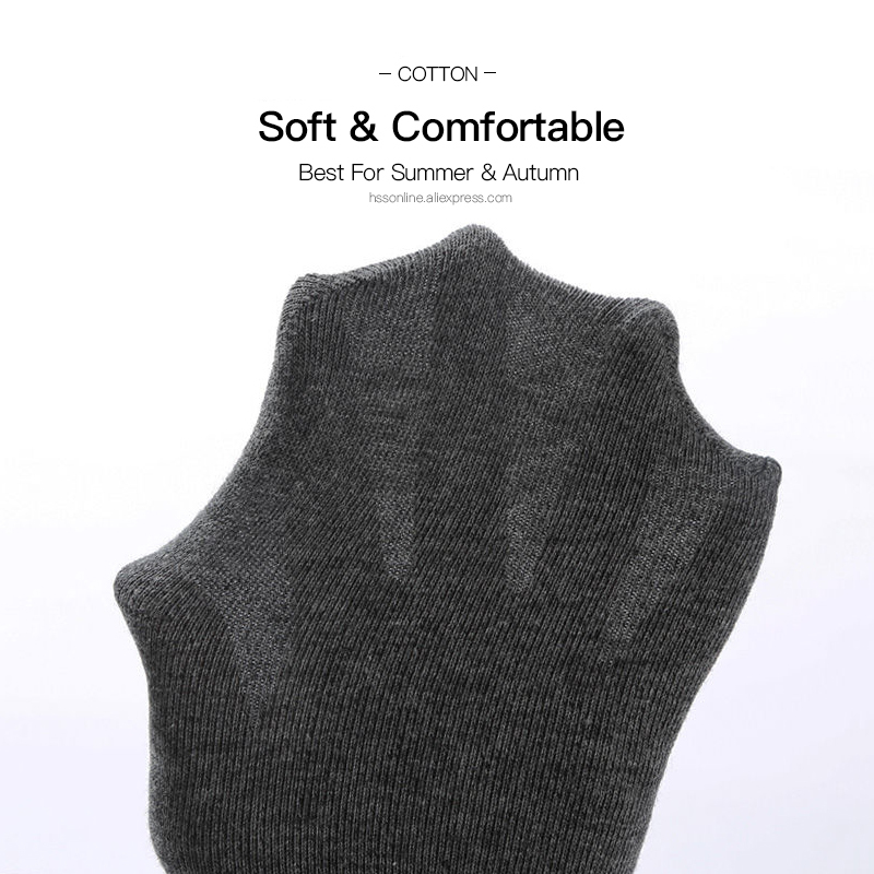 Men's Socks Box Pack Men's Cotton Socks 10PairsBox Black Business Men Socks Soft Breathable Summer Winter for Man Boy's Gift Size EUR39