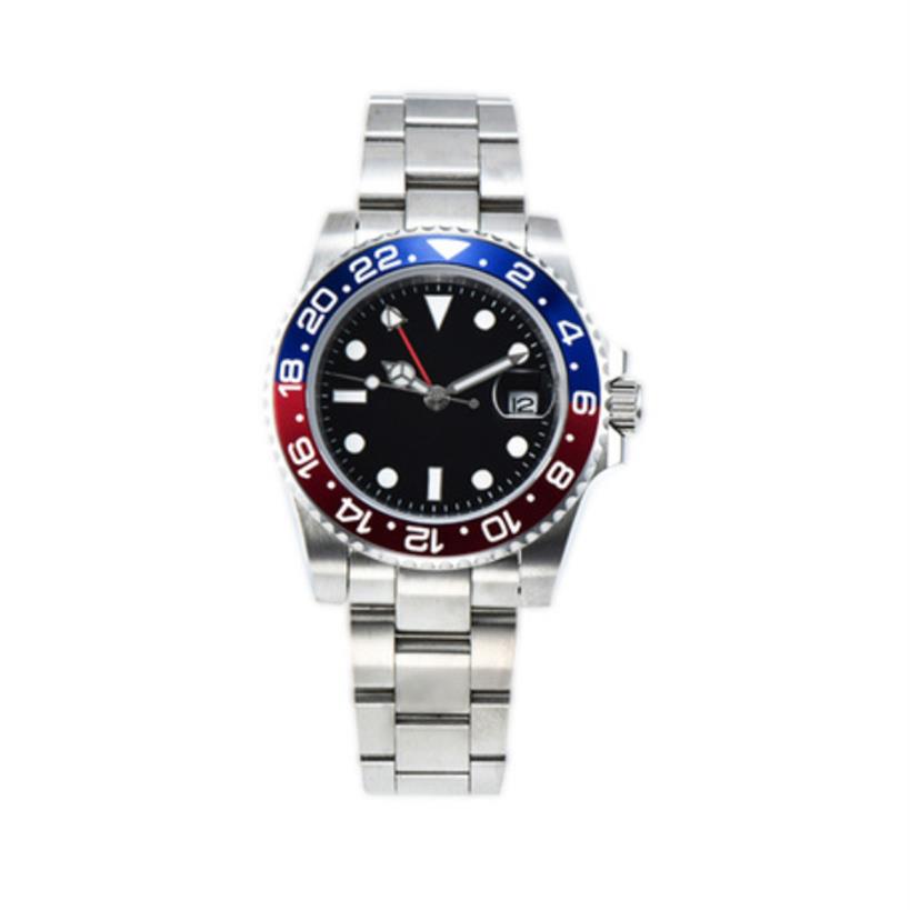 Men's Automatic Mechanical Top Luxury Brand Watch 116710 40MM GMT II BLRO Red Blue Ceramic 904L Noob181K, Black
Men's Automatic Mechanical Top Luxury Brand Watch 116710 40MM GMT II BLRO Red Blue Ceramic 904L Noob181K, Black