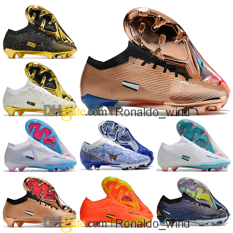 Gift Bag Mens Ankle Football Boots Cristiano Ronaldo CR7 Mercurial Vapores XV Elite FG Cleats Neymar ACC Superfly 15 Soccer Shoes Top Outdoor Trainers Botas De Futbol