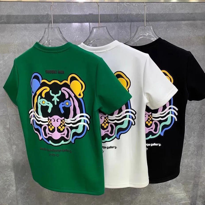 Tshirts Summer Boys' Short Sleeve Tee shirt Top Pure Cotton Middle Printed Fashion Tshirt 230301