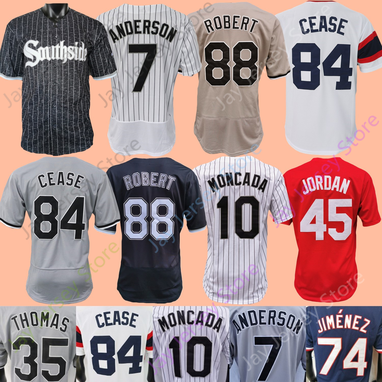 Baseball Jersey Luis Robert Tim Anderson Yoan Moncada Dylan Cease Bo Jackson Eloy Jimenez Benintendi Sheets Frank Thomas Kopech Clevinger Giolito Oscar Colas, Black fashion
Baseball Jersey Luis Robert Tim Anderson Yoan Moncada Dylan Cease Bo Jackson Eloy Jimenez Benintendi Sheets Frank Thomas Kopech Clevinger Giolito Oscar Colas, Black fashion