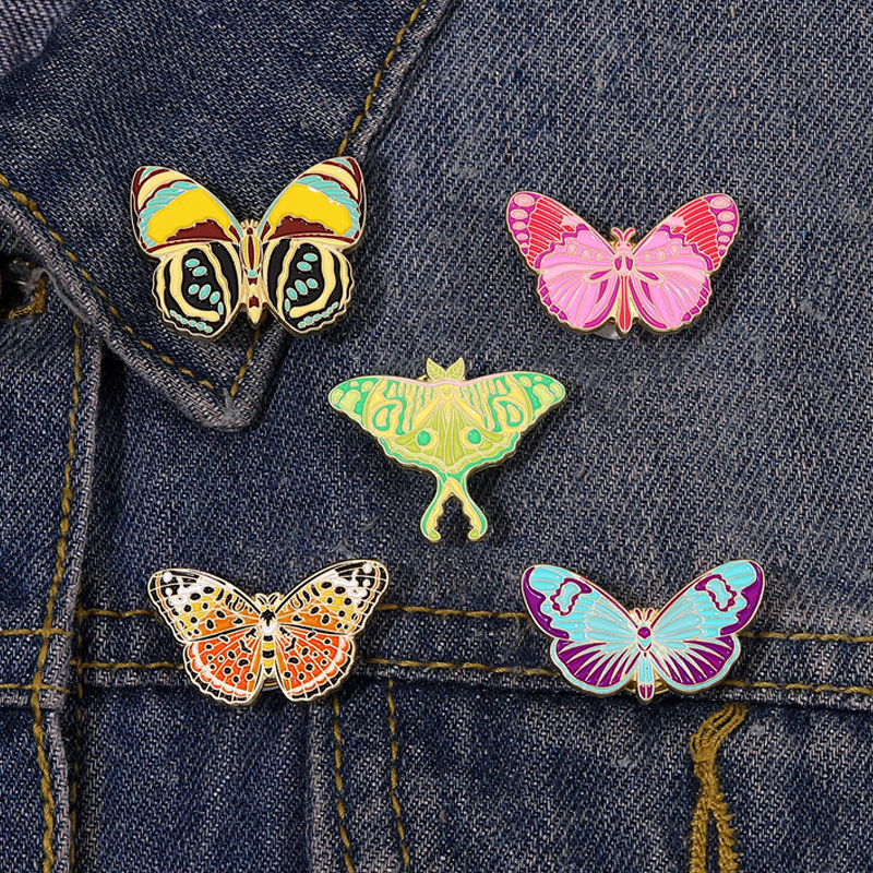 Colorful Insect Butterfly Brooches Pins Cartoon Moth Dripping Oil Metal Badge For Cowboy Backpack Sweater Clothes Decoration
Colorful Insect Butterfly Brooches Pins Cartoon Moth Dripping Oil Metal Badge For Cowboy Backpack Sweater Clothes Decoration
