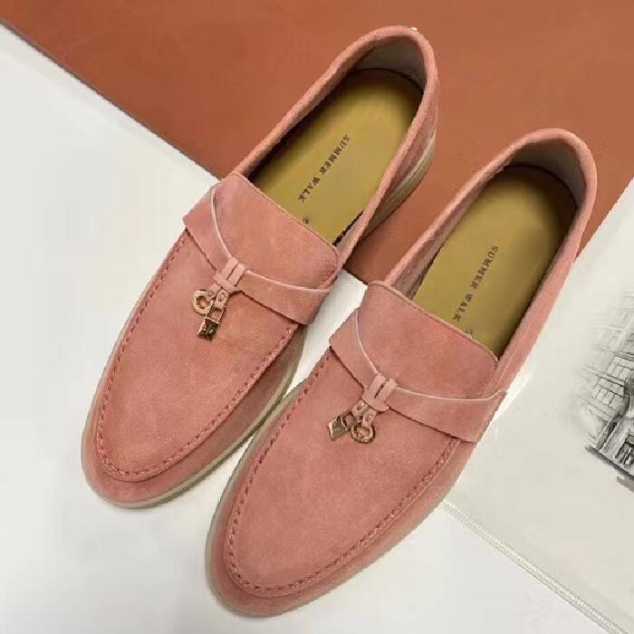 Realfine Dress Shoes 5A LoroPiana 9227 Summer On The GO Charms Walk Loafers Suede Shoe for Women Size 34-42, Lp 9227 5a_01
Realfine Dress Shoes 5A LoroPiana 9227 Summer On The GO Charms Walk Loafers Suede Shoe for Women Size 34-42, Lp 9227 5a_01
