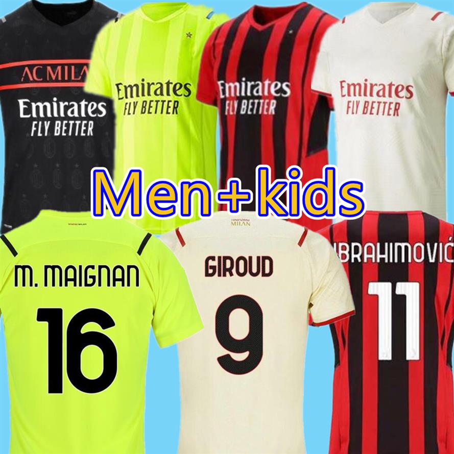 21 22 Fans Player Version M MAIGNAN AC soccer jerseys milan 2021 2022 IBRAHIMOVIC Mandzukic TONALI CALHANOGLU Kessie Men kid Kits 282P, 21-22 home 252
21 22 Fans Player Version M MAIGNAN AC soccer jerseys milan 2021 2022 IBRAHIMOVIC Mandzukic TONALI CALHANOGLU Kessie Men kid Kits 282P, 21-22 home 252