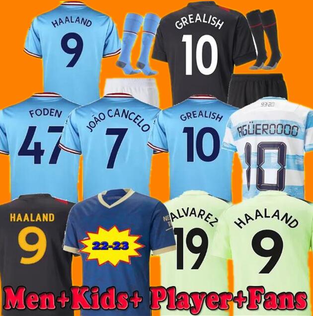 22 23 HAALAND soccer jerseys GREALISH STERLING MANS CITIES MAHREZ fans player version DE BRUYNE FODEN 2022 2023 football shirt kids kit sets uniform
22 23 HAALAND soccer jerseys GREALISH STERLING MANS CITIES MAHREZ fans player version DE BRUYNE FODEN 2022 2023 football shirt kids kit sets uniform