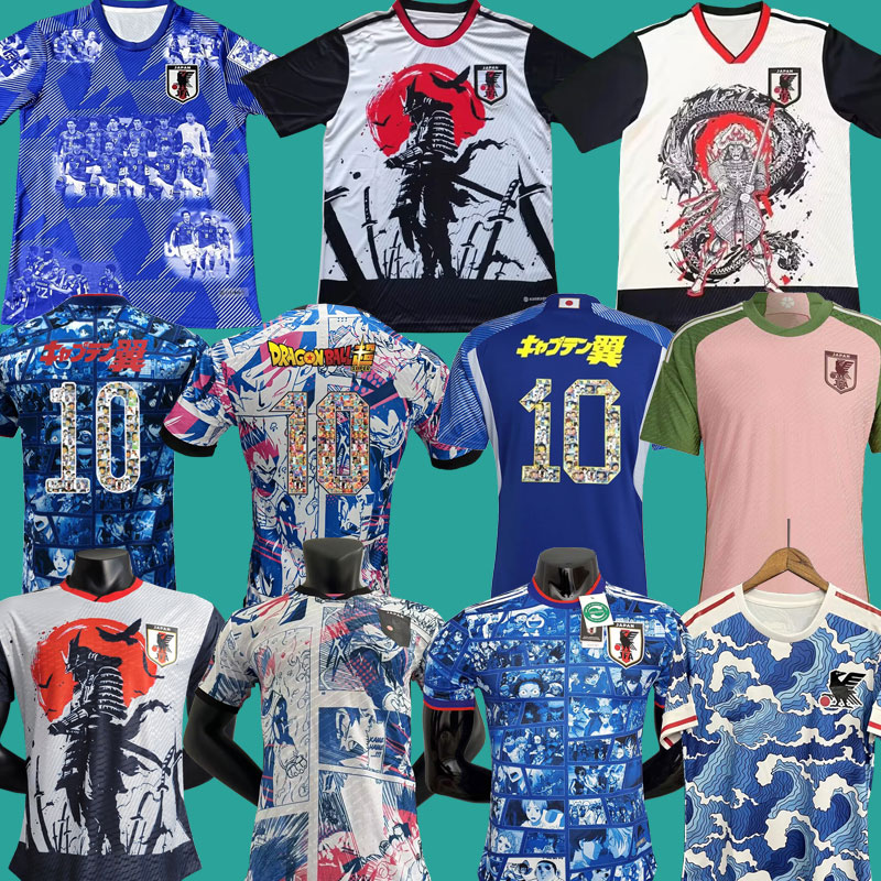 Japan 2022 Soccer Jerseys Cartoon ISAGI ATOM TSUBASA MINAMINO KIDS Samurai KIT Pink 2023 Japanese Special uniform 22 23 Football Shirt MITOMA Fan Player version 9876, Cartoon blue
Japan 2022 Soccer Jerseys Cartoon ISAGI ATOM TSUBASA MINAMINO KIDS Samurai KIT Pink 2023 Japanese Special uniform 22 23 Football Shirt MITOMA Fan Player version 9876, Cartoon blue