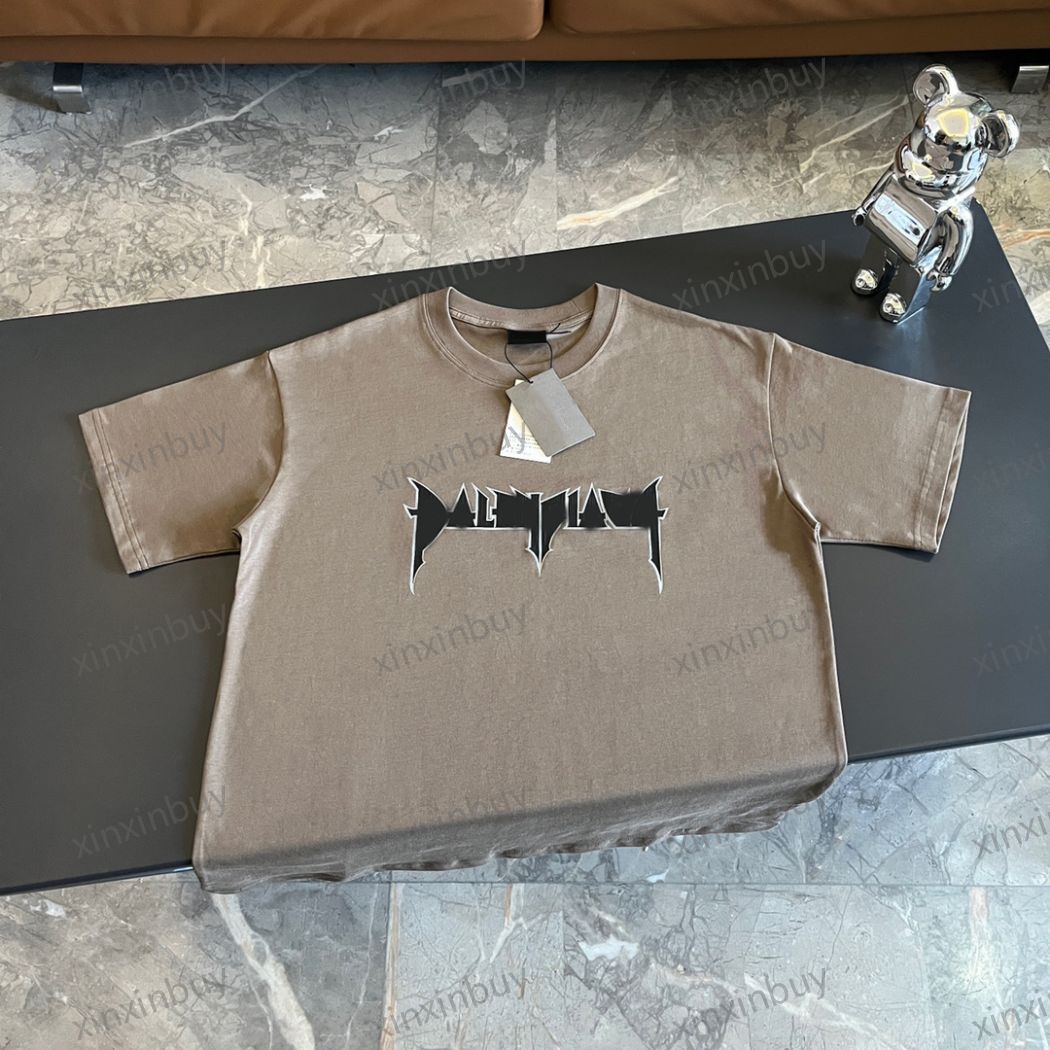 xinxinbuy Men designer Tee t shirt 23ss destroyed letters Paris print short sleeve cotton women white black Brown navy blue S-2XL
xinxinbuy Men designer Tee t shirt 23ss destroyed letters Paris print short sleeve cotton women white black Brown navy blue S-2XL