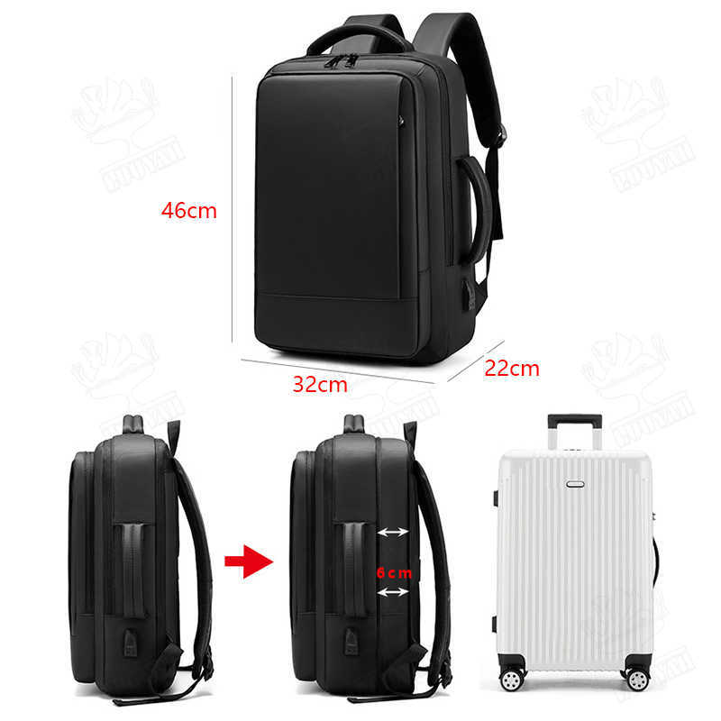 Backpack Men Multifunction Business Backpack Waterproof Anti Theft Laptop Bag Male Usb Charging Rucksack Mochila Sac A Dos Travel Bagpack