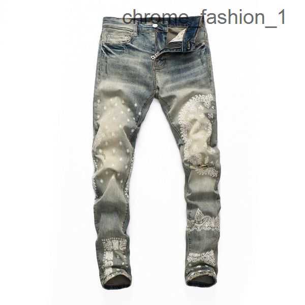 Embroidery hip Brand amirly Broken Men Fashion Hop High Street Designer Cycling Motorcycle Jeans Close-fitting Mens Slim Pencil 7 V6SY
Embroidery hip Brand amirly Broken Men Fashion Hop High Street Designer Cycling Motorcycle Jeans Close-fitting Mens Slim Pencil 7 V6SY