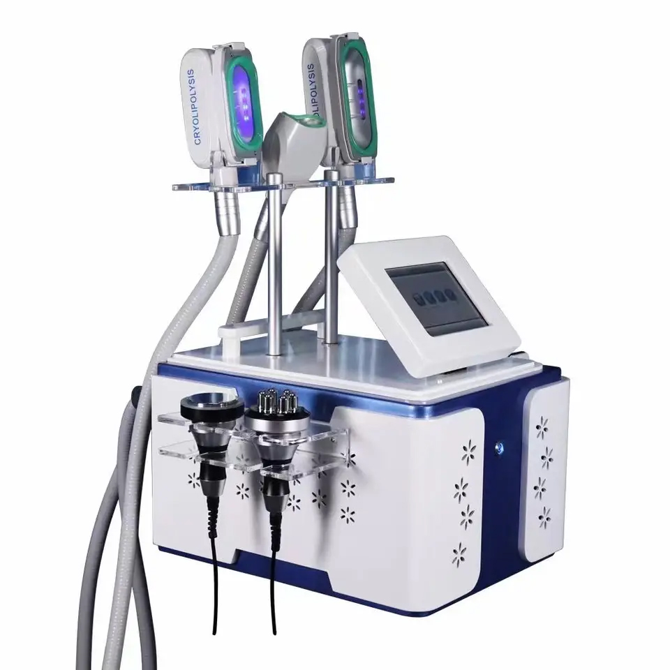 360° Cryolipolysis Fat Freezing Portable Cryo Slimming Machine Vacuum Fats Reduction Cryotherapy Freeze Cavitation RF Lipolaser Liposuction Cooling Technology