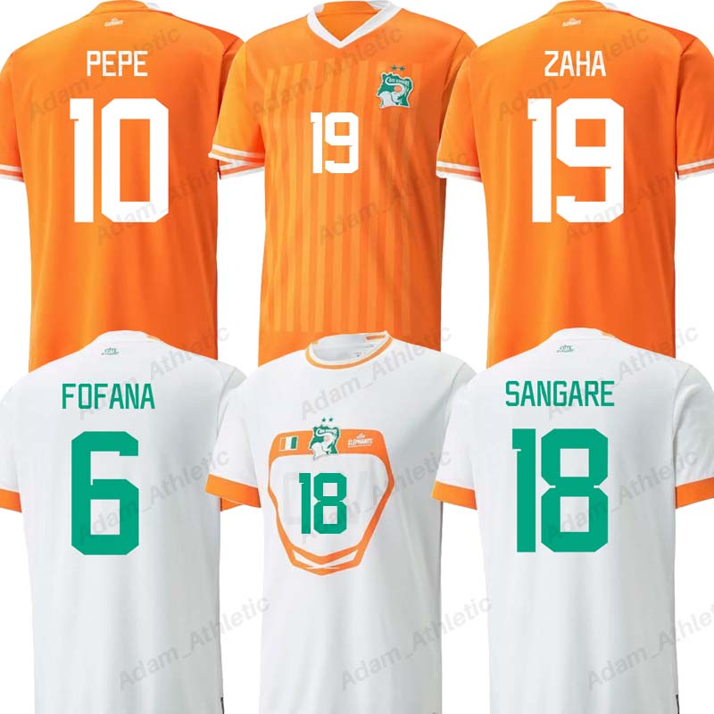 Cote d Ivoire soccer jerseys 2022 2023 ZAHA PEPE KESSIE football shirts player version men kids kit SANGARE KOSSOUNOU FOFANA jersey national team Football uniform, 2022 away+africa patches
Cote d Ivoire soccer jerseys 2022 2023 ZAHA PEPE KESSIE football shirts player version men kids kit SANGARE KOSSOUNOU FOFANA jersey national team Football uniform, 2022 away+africa patches